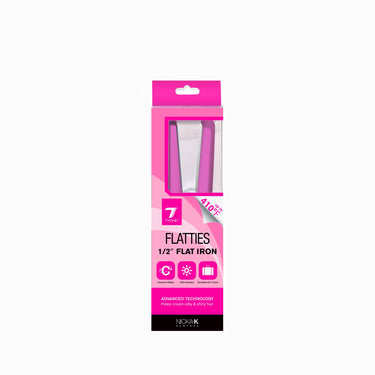 Tyche Flatties 1/2' Flat Iron – Pink - ANNS BEAUTY SUPPLY